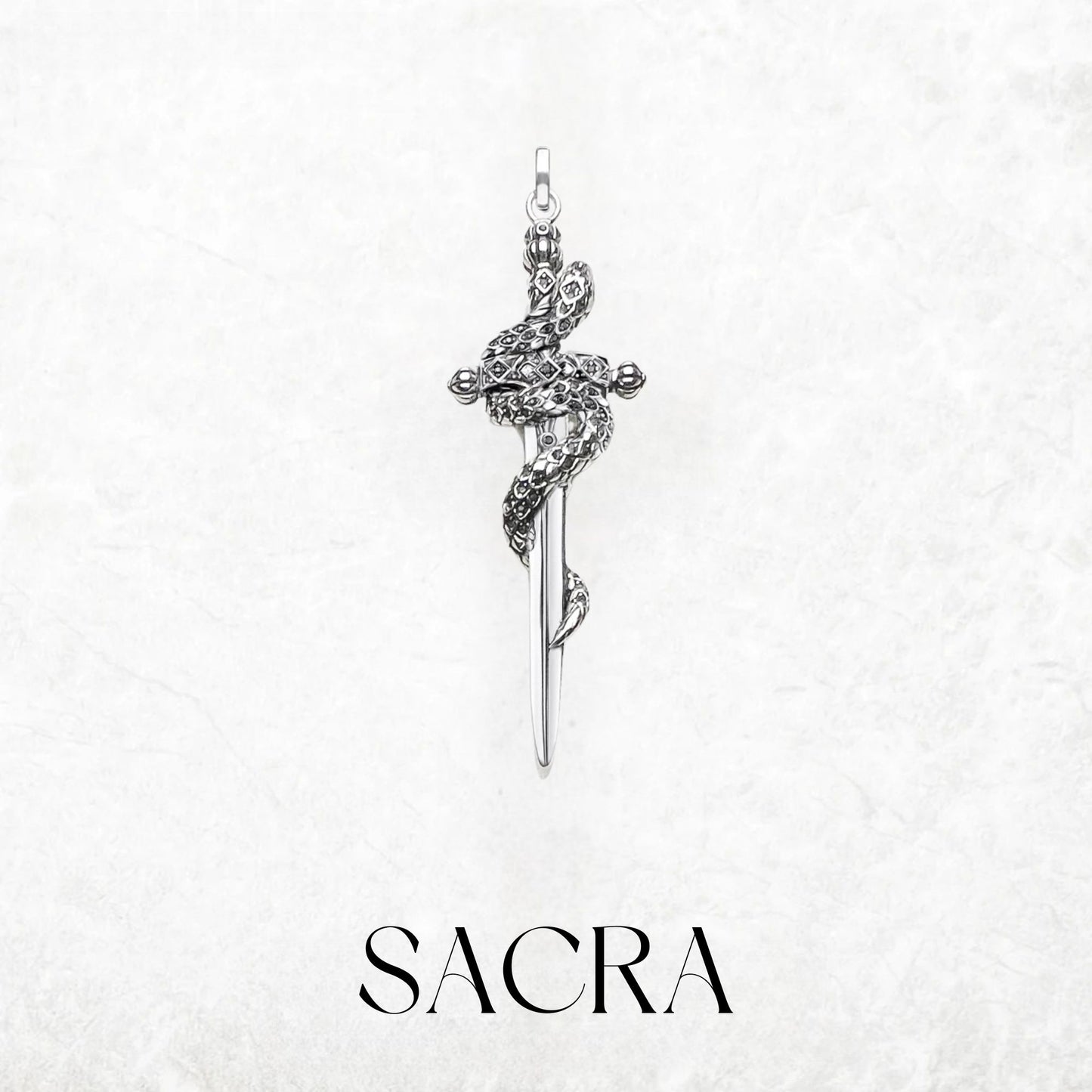 Sword & Serpent Pendant