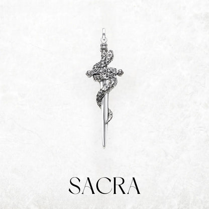 Sword & Serpent Pendant