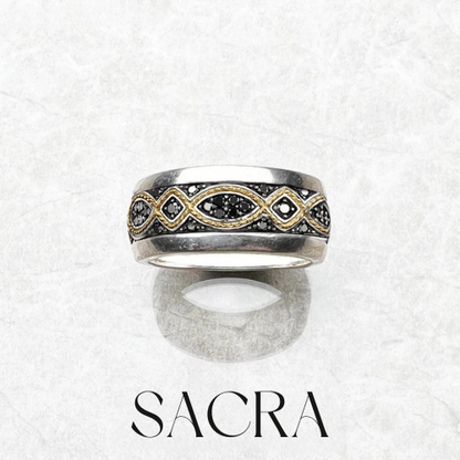 Golden Knot Ring