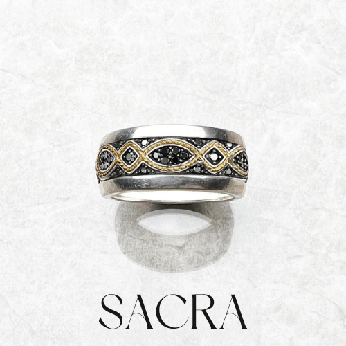 Golden Knot Ring